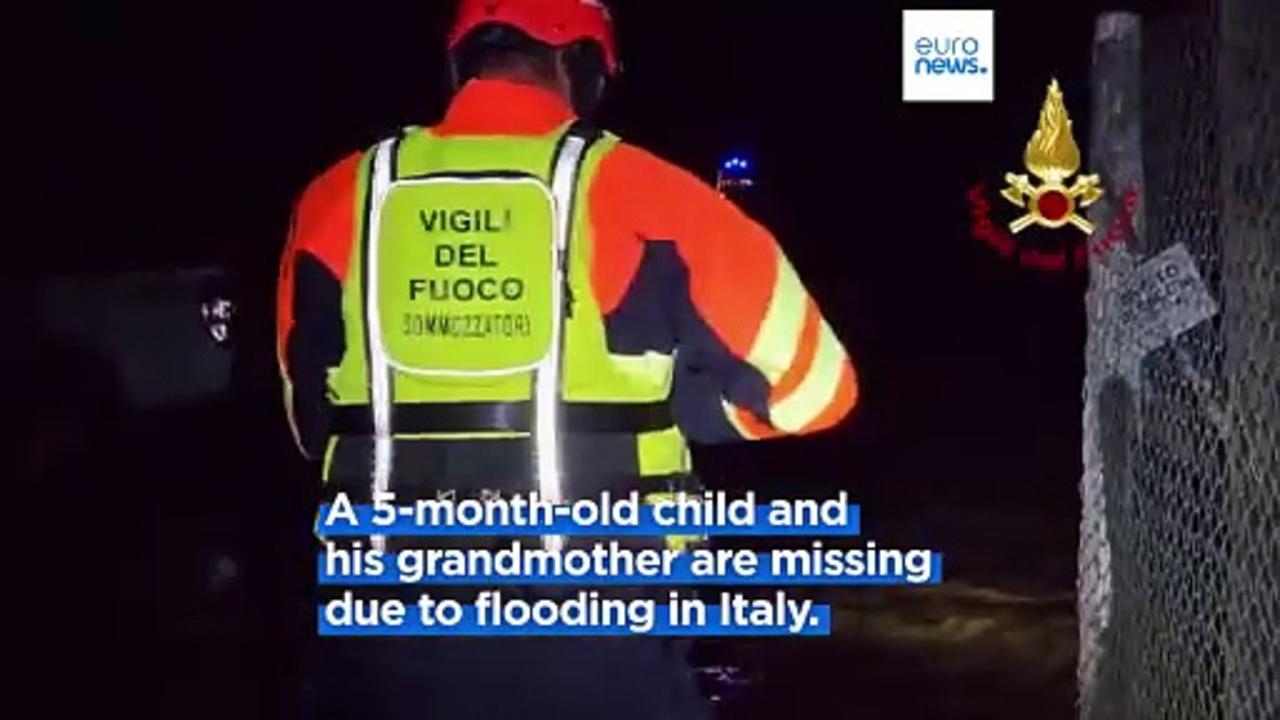 Two tourists missing after floods hit central Italy