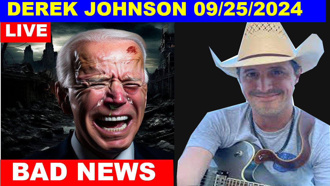 Derek Johnson HUGE 09/25/2024 🔴HORRIFYING CRIME 🔴 BAD NEWS FOR BIDEN 🔴 JUAN O SAVIN