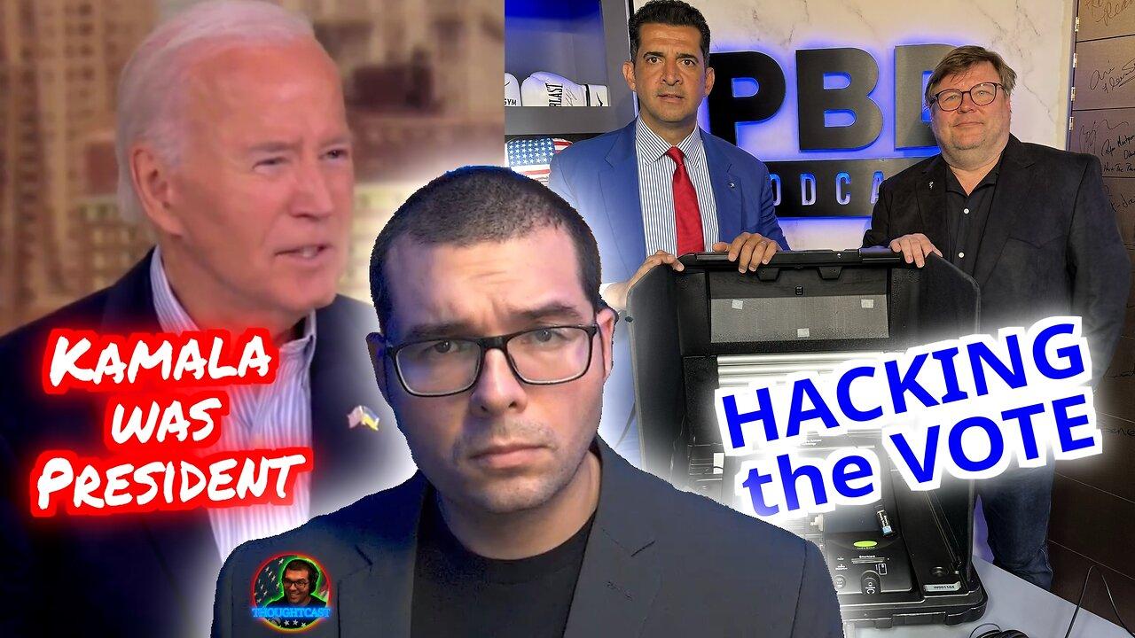 Biden reveals Kamala WAS PRESIDENT! Hacking the vote on PBD, Woke entertainment fail. TC 9/25/24