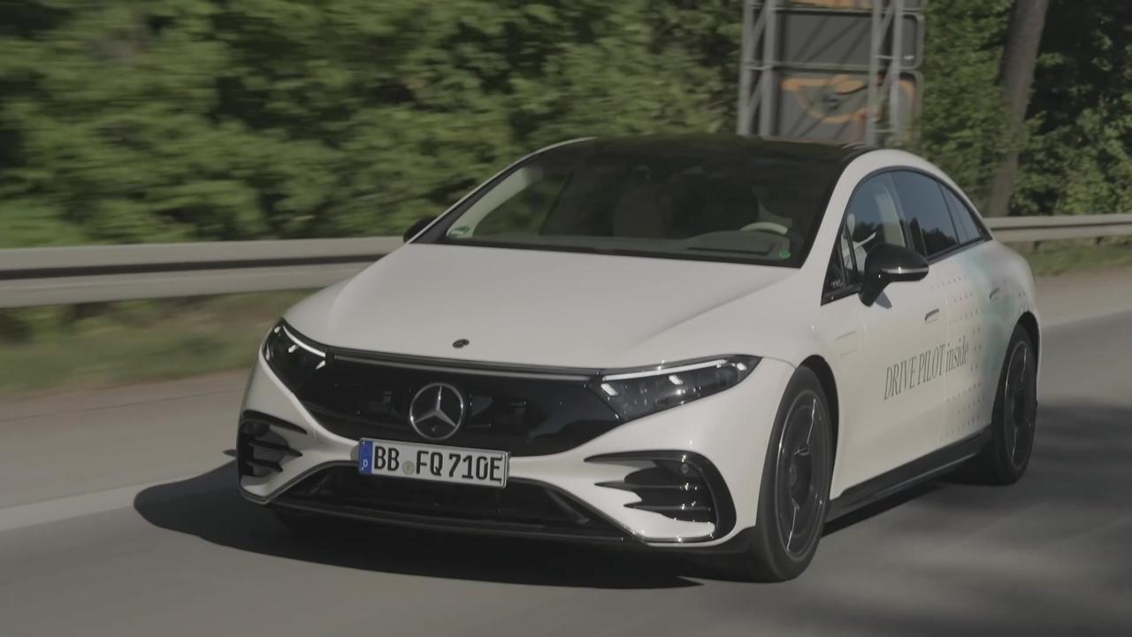 Mercedes-Benz DRIVE PILOT Upgrade to 95km/h, EQS 2024