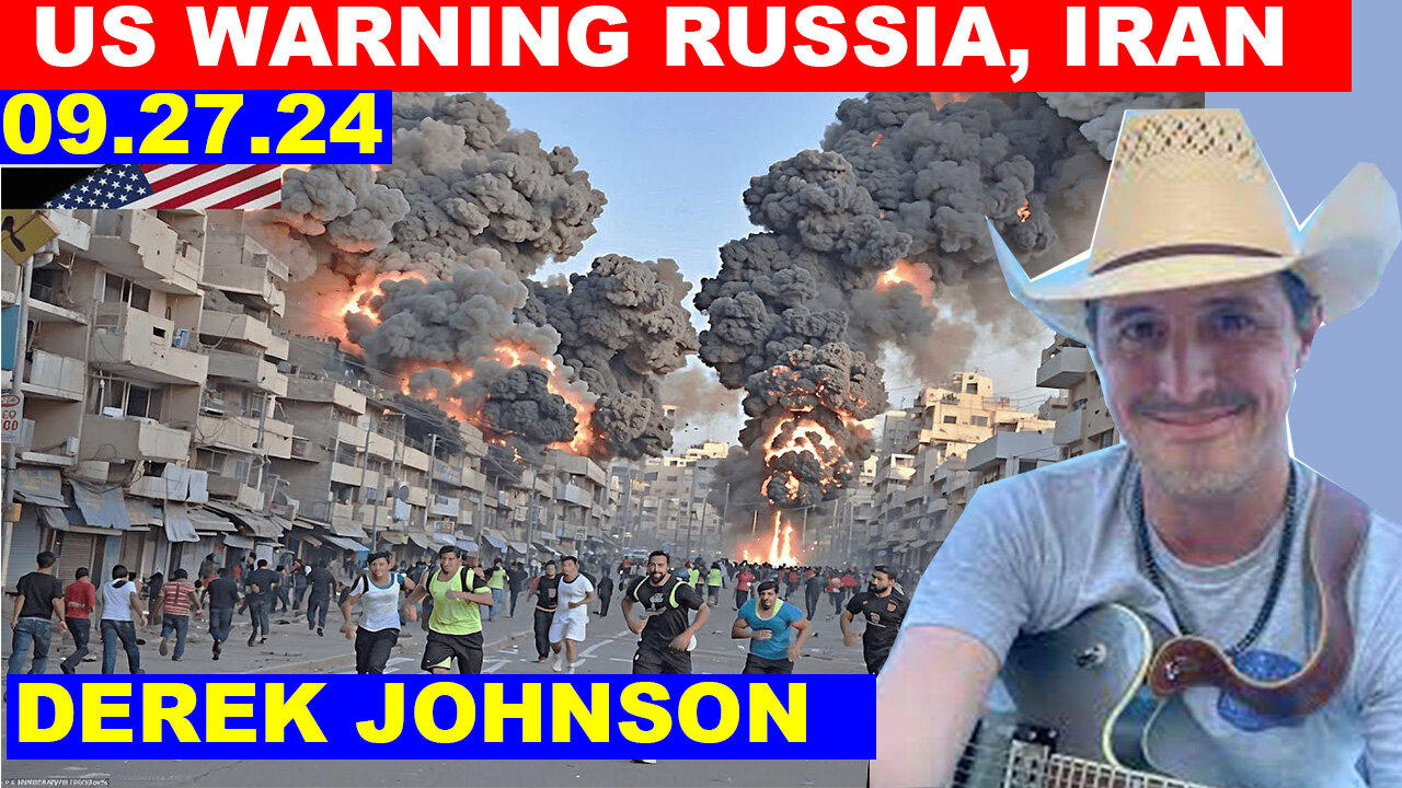 Derek Johnson HUGE 09/27/2024 🔴 TRUMP DROPS THE NEXT BOMB 🔴 X22 REPORT 🔴 PHIL GODLEWSKI