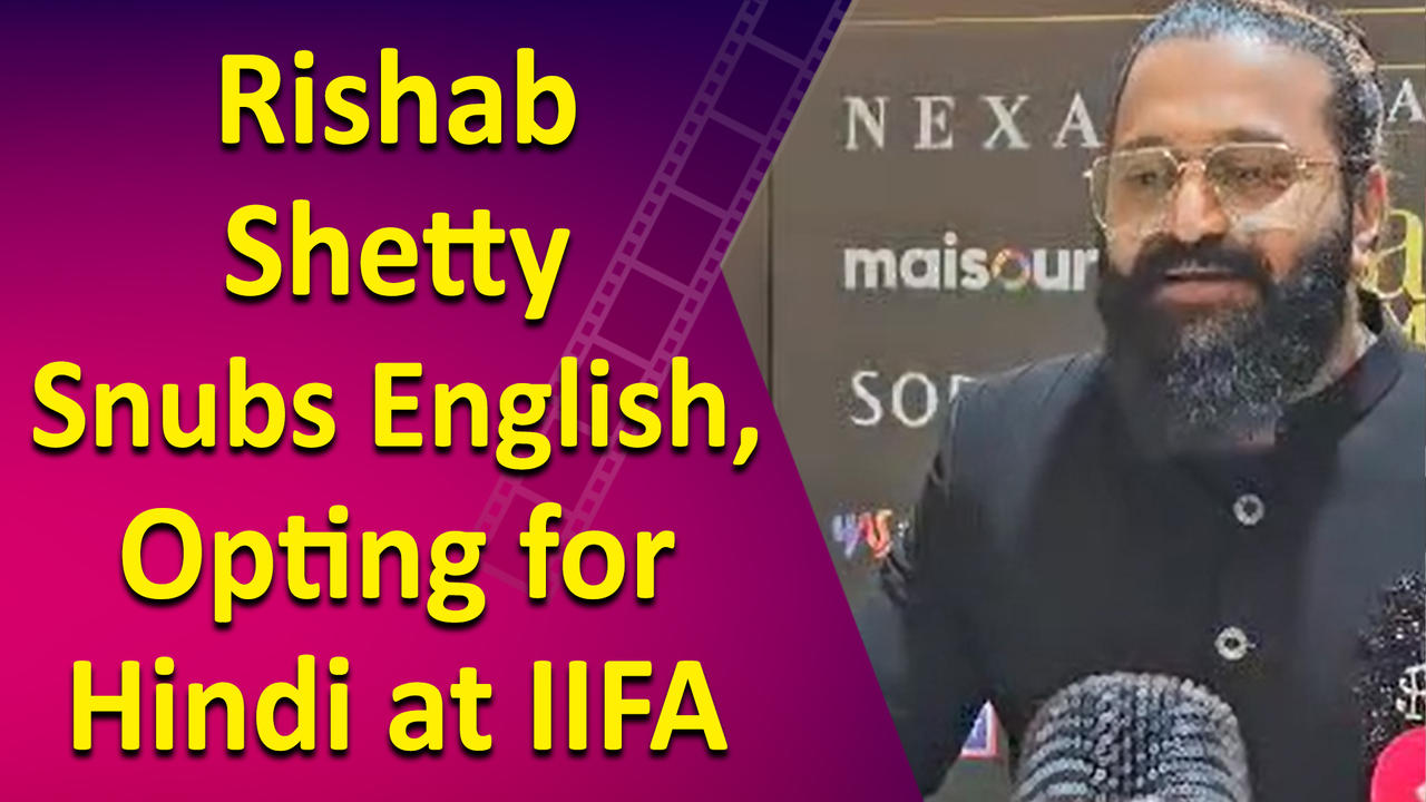 Rishab Shetty Chooses Hindi Over English at IIFA