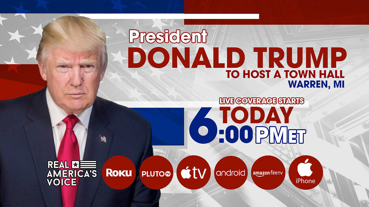 TRUMP TO HOST TOWN HALL IN WARREN MI