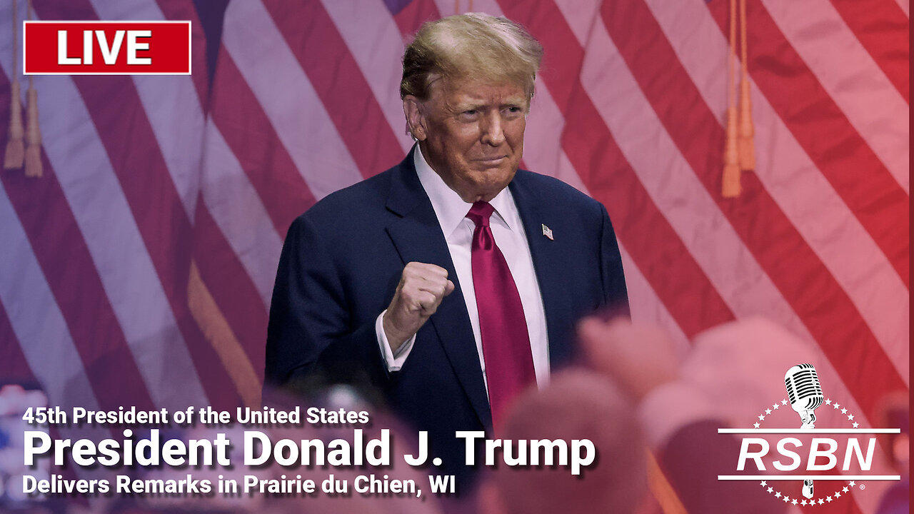 LIVE: President Trump Delivers Remarks in Prairie du Chien, WI - 9/28/24