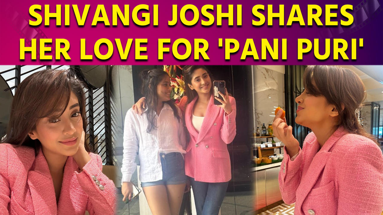 Shivangi Joshi shares her love for 'pani puri' during a fun Sunday brunch