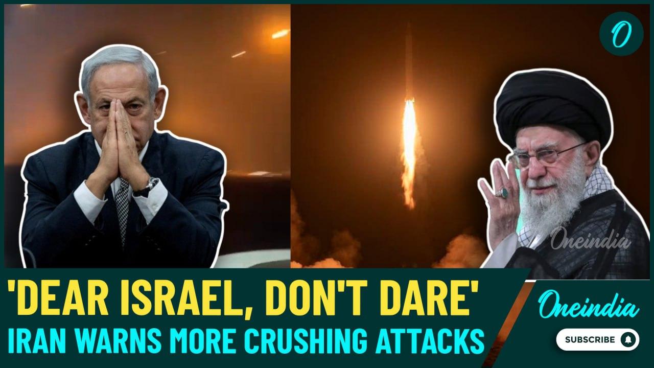 Iran Warns of Crushing Attacks if Israel Retaliates for Missile Strike on Tel Aviv,Netanyahu Worried