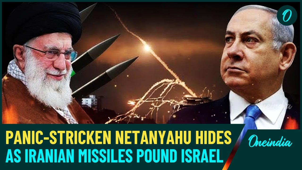 Iran Unleashes 200-Missile Blitz on Israel | PM Netanyahu and Ministers Hide in Shelters | Watch