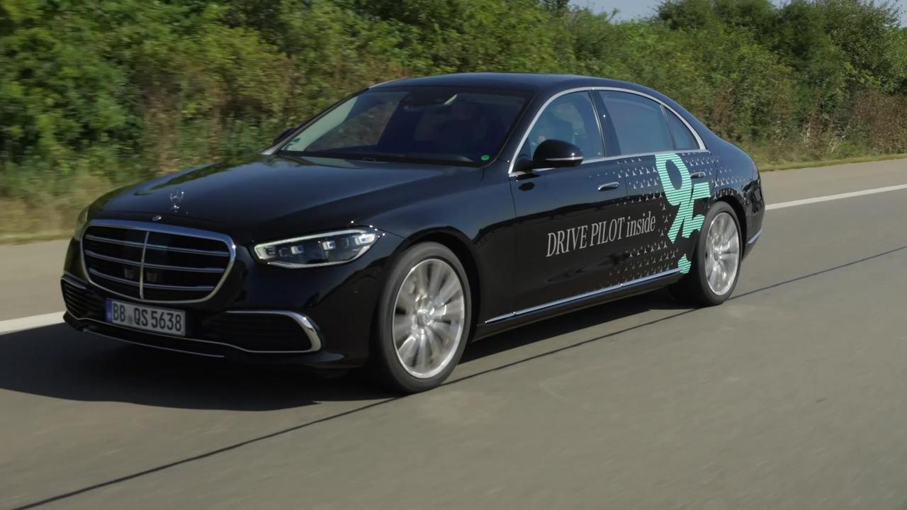 Mercedes-Benz DRIVE PILOT Upgrade to 95km/h, S-Class 2024