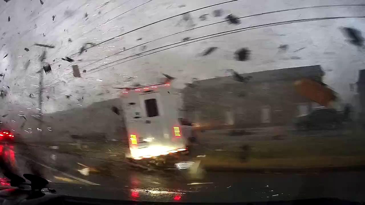 This Amazing Video Shows a Tornado Touching Down on the Top of a Car