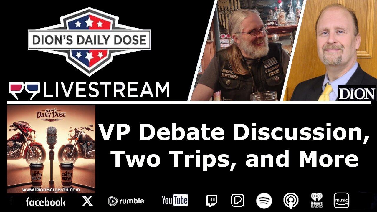 Coffee Break: VP Debate Discussion, Two Trips, & More