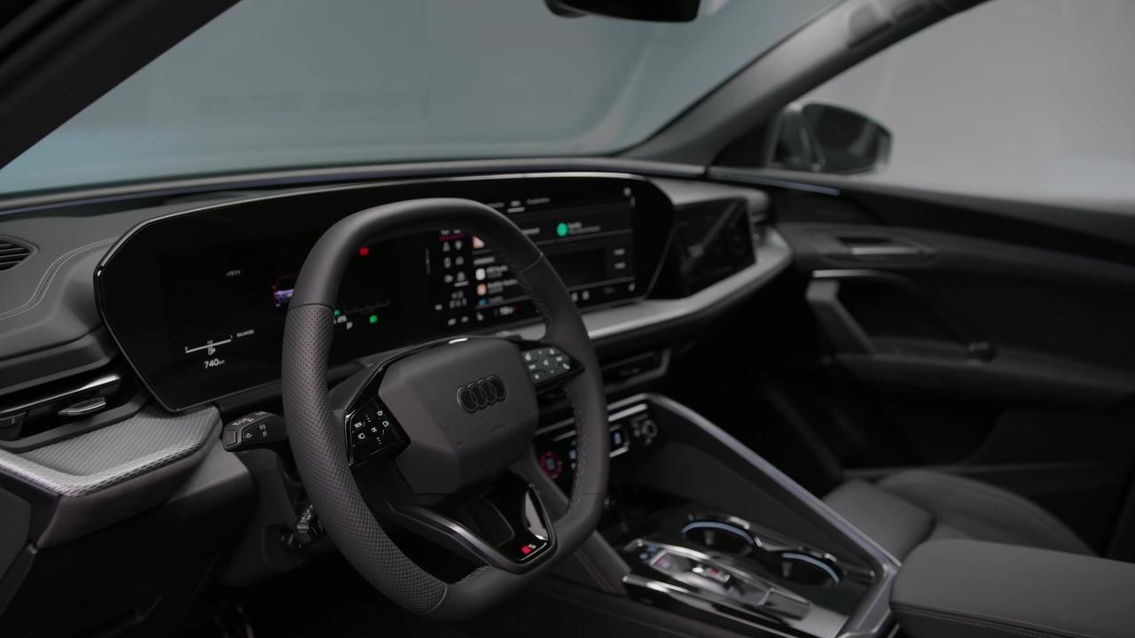 The new Audi Q5 SUV Interior Design in Studio