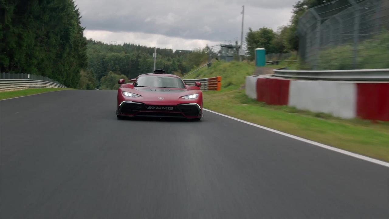 Mercedes-AMG ONE breaks its own lap record on the Nürburgring-Nordschleife