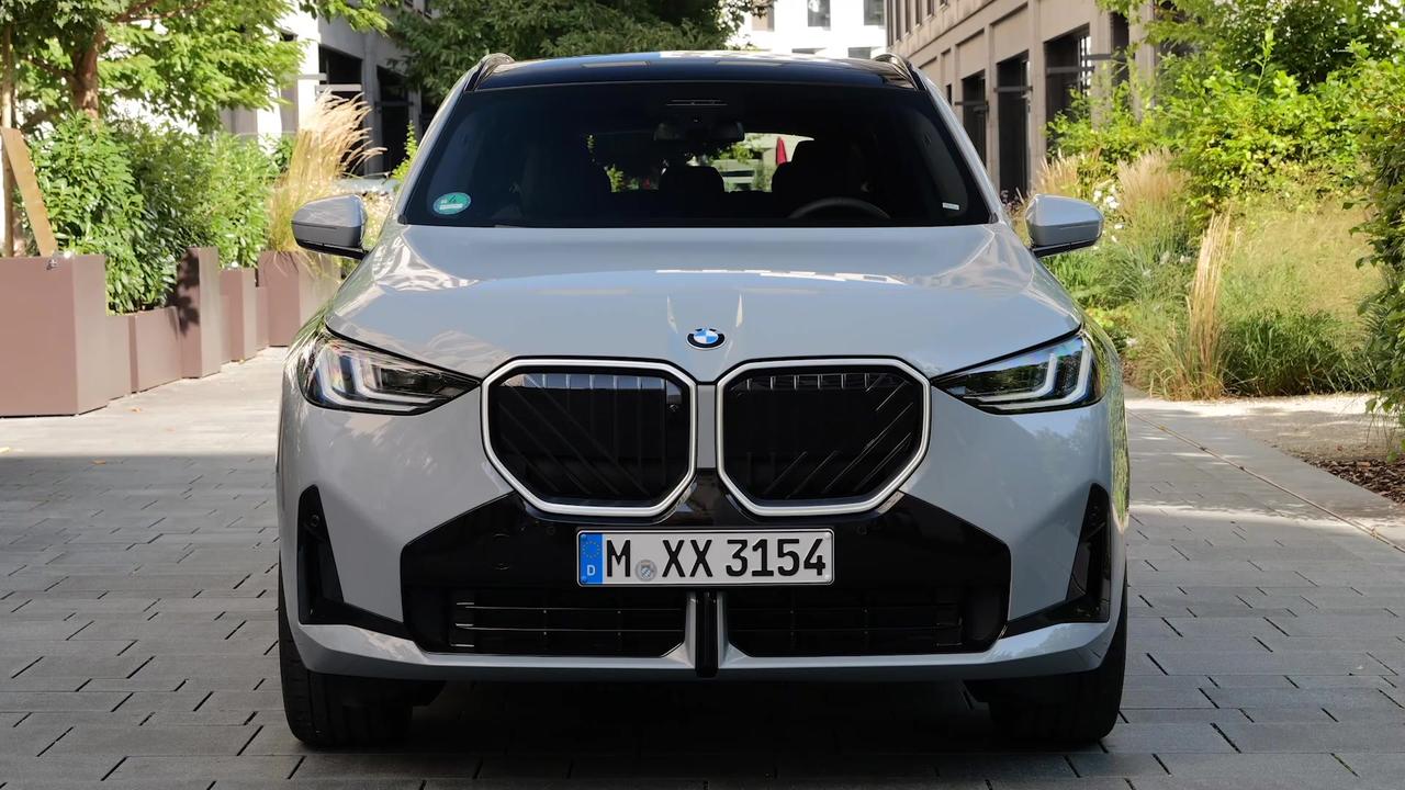 The new BMW X3 20 xDrive Design Preview in Brooklyn Grey Driving Video