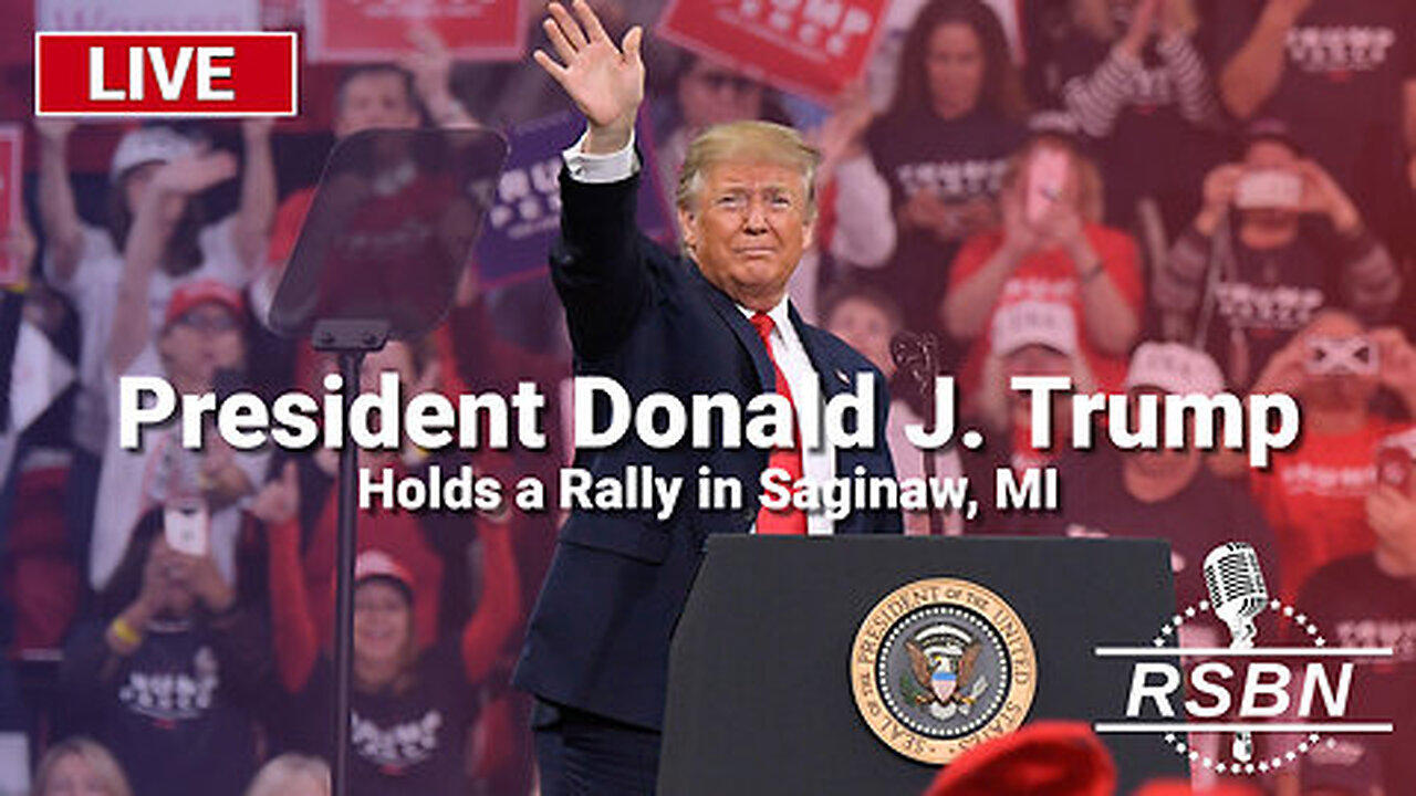 LIVE: President Trump to Hold a Rally in Saginaw, MI - 10/3/24 | Join Eric Trump, Navarro, Flynn, Kash, Julie Green, Amanda Grac