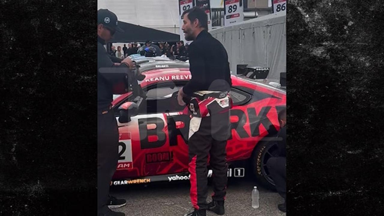 Keanu Reeves Looks Like a Badass Readying for Pro Auto Racing Debut