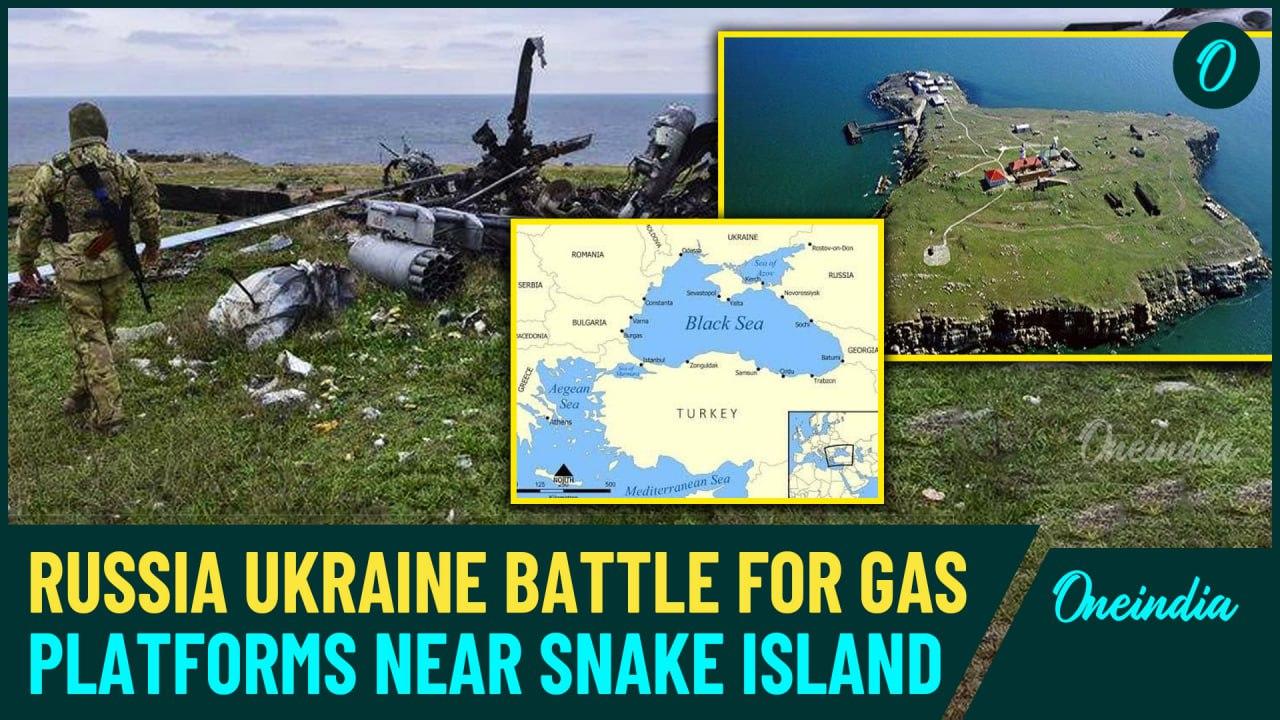 VIDEO: Russia Ukraine's Dramatic Battle For Gas Platforms Near Snake Island Caught On Camera