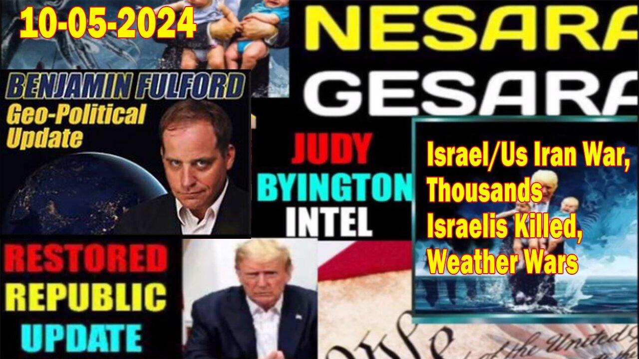 Judy Byington. Benjamin Fulford~ Situation Update Oct 5~ Trump Return- Restored Republic via a GCR