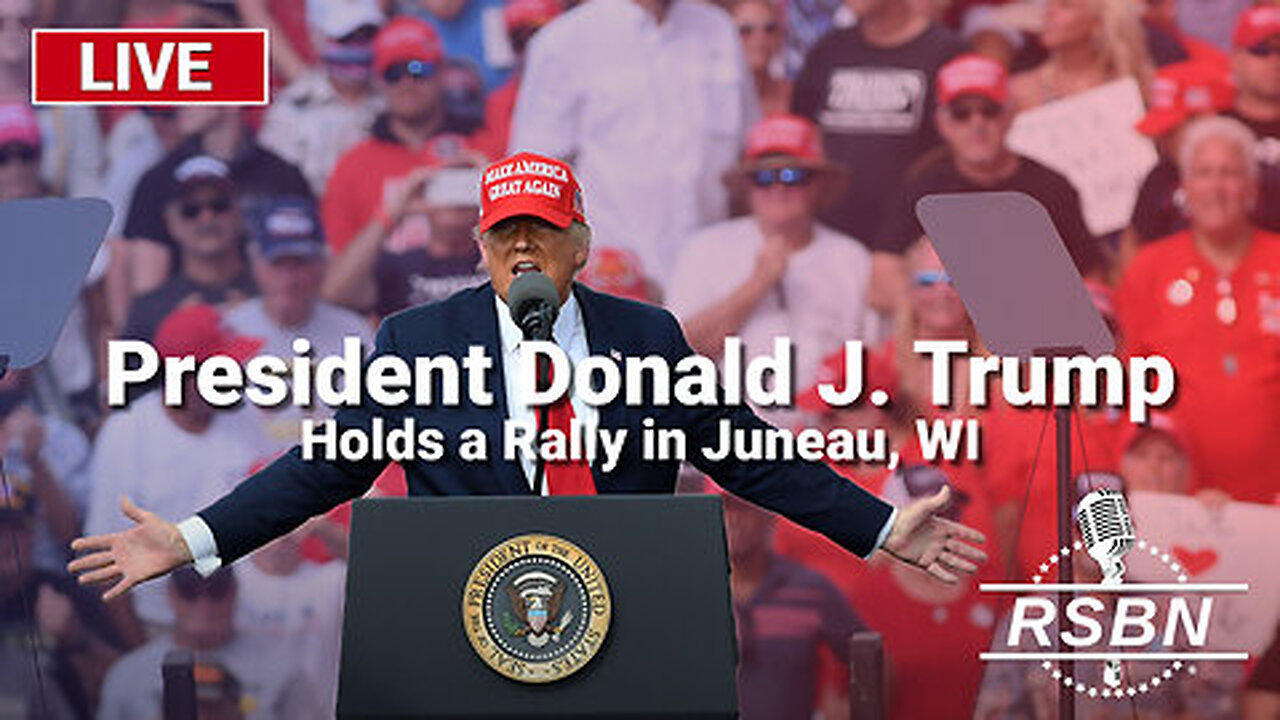 LIVE: President Trump Holds a Rally in Juneau, WI - 10/6/24 | Join Eric Trump, Navarro, Flynn, Kash, Julie Green, Amanda Grace &