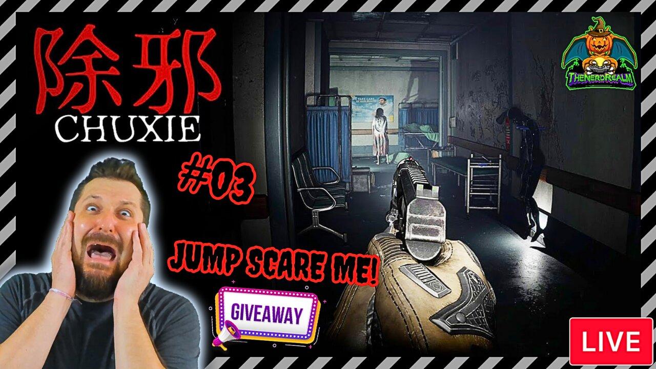 Chuxie #03 | Jump Scare Alerts On | Giveaways | Scare Me & Win! | 1st Time Playing | Halloween Month