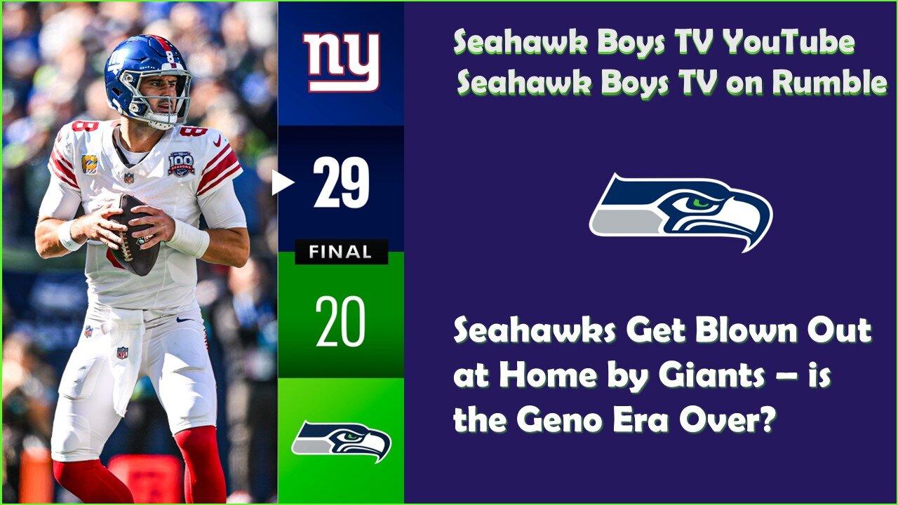 Seahawks Get Beat Up at Home by Bully Giants