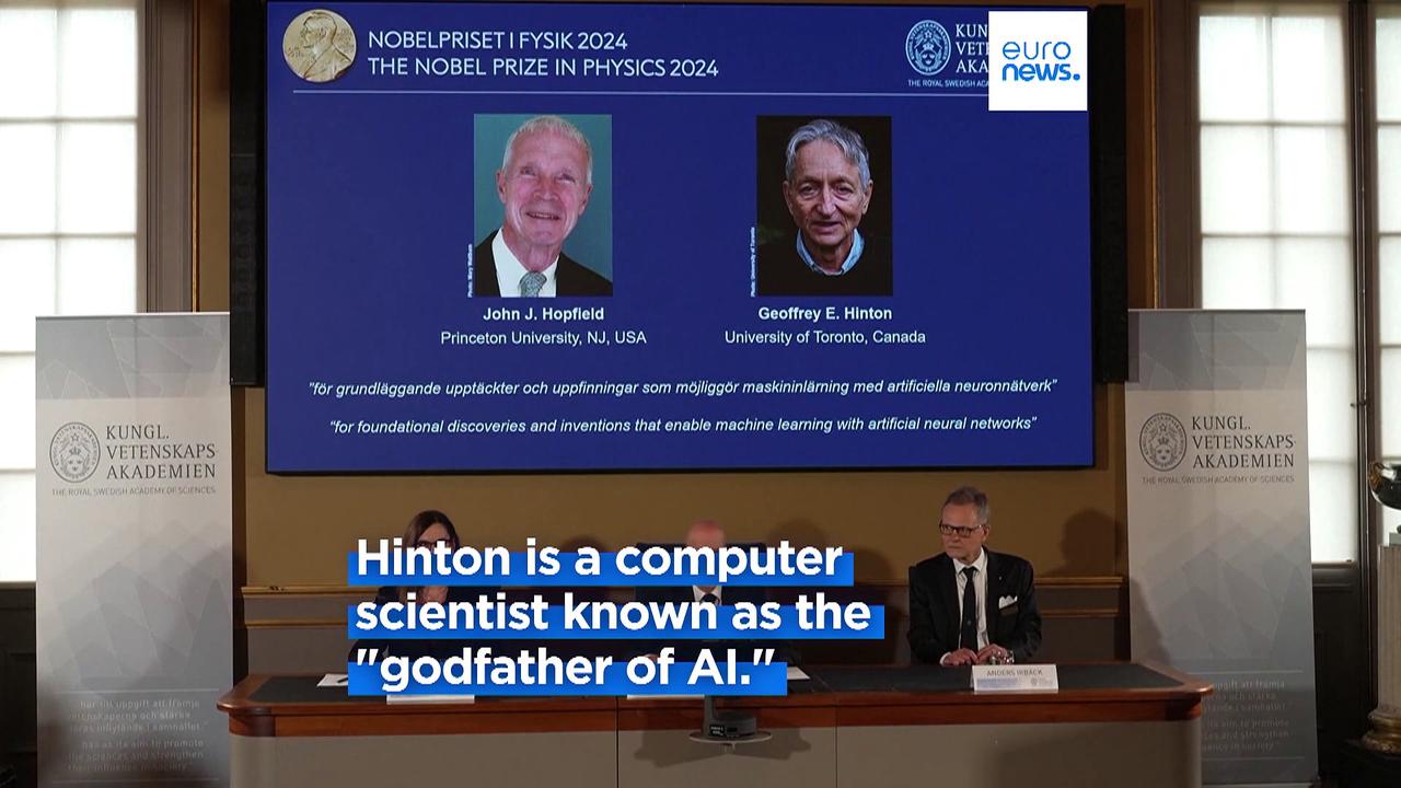 AI pioneers John Hopfield and Geoffrey Hinton win Nobel Prize in physics