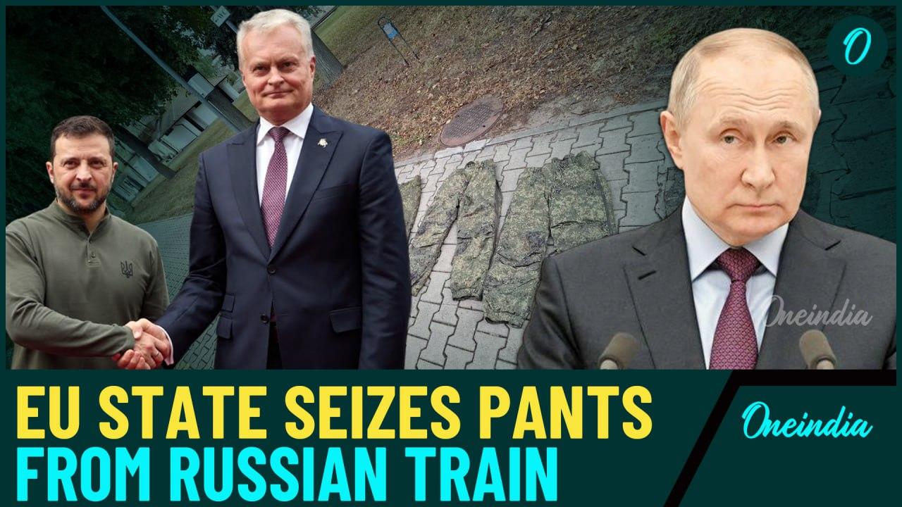 Russian Army Pants Sent As Aid To Kiev: Watch Lithuania's Shocking Train Confiscation In Kaliningrad