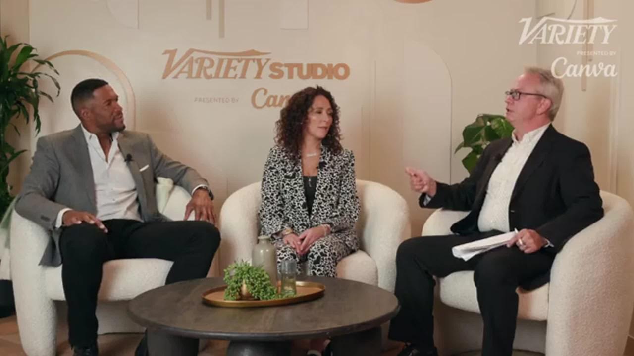 Michael Strahan Recounts His First Live Show | Variety Studio presented by Canva