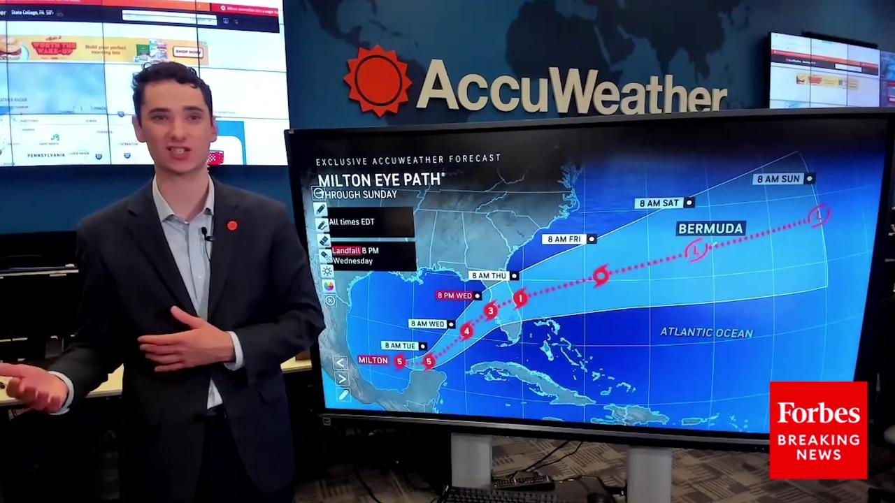 'That's The Concern I Have'- AccuWeather Meteorologist Discusses Category 5 Hurricane Milton