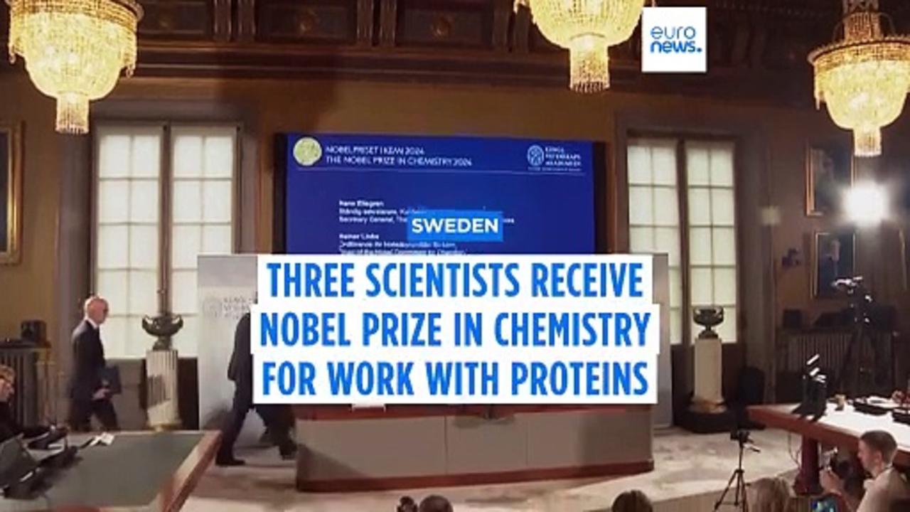 Nobel Prize in chemistry awarded to David Baker, Demis Hassabis and John Jumper for work on proteins