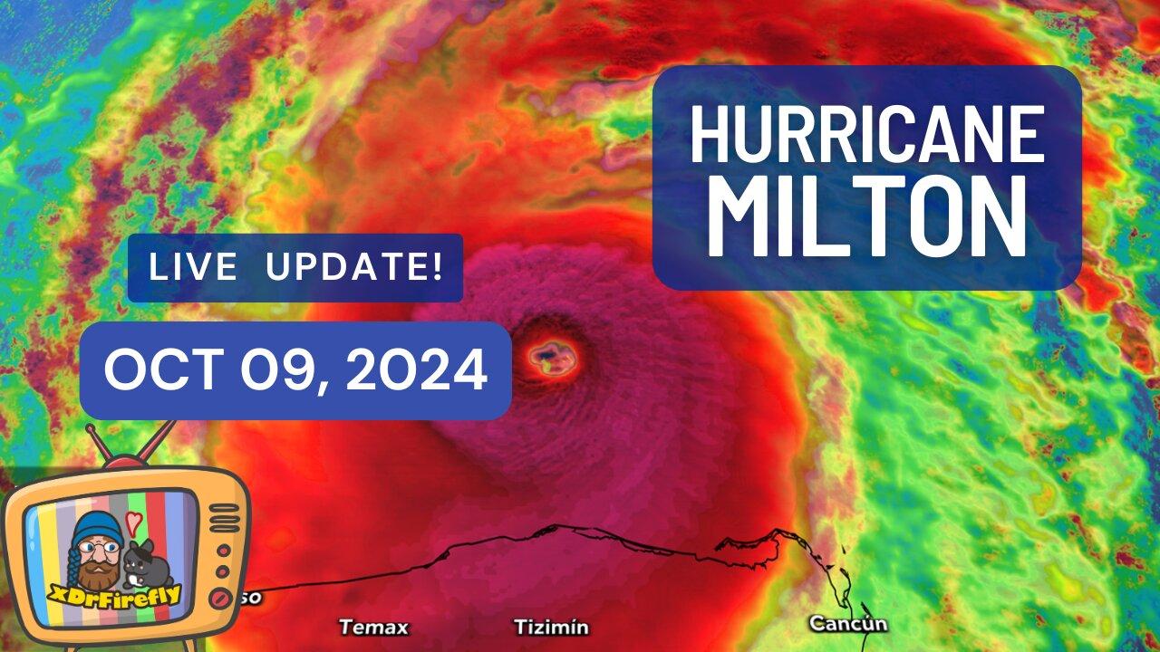 Monster Hurricane Milton: Live Coverage + Chatting w/ Friends Battling the Storm!