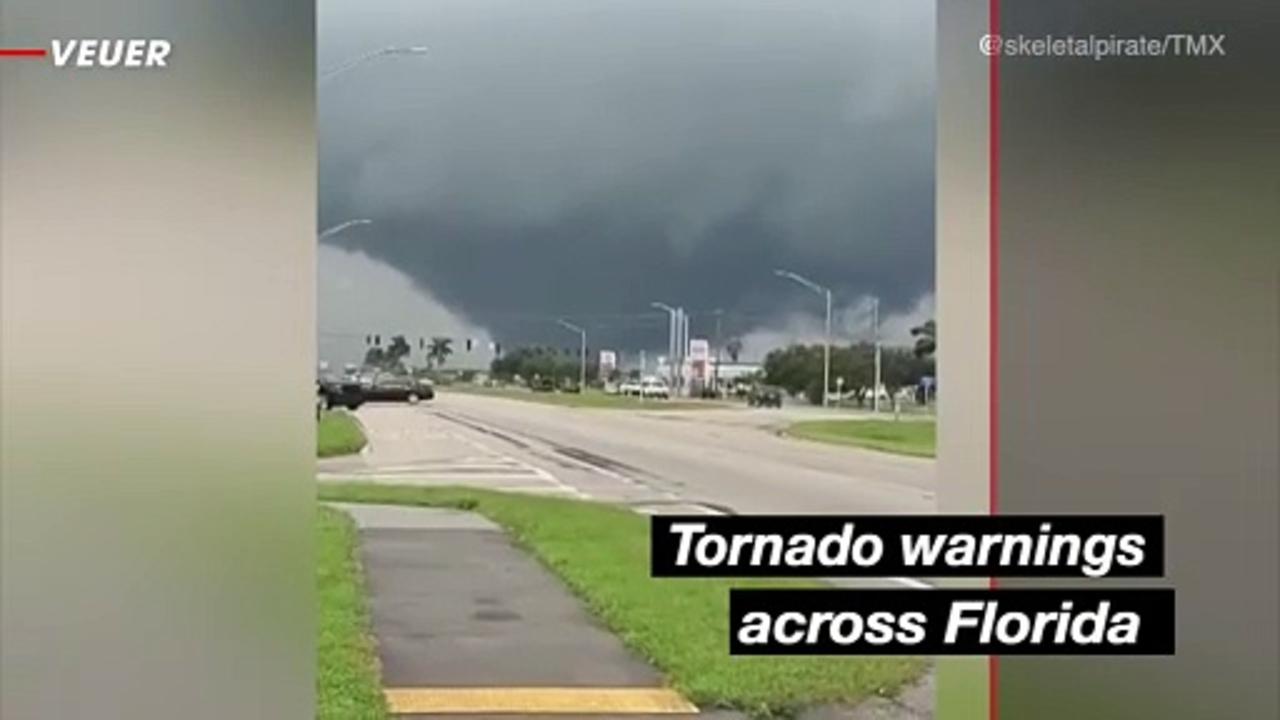 Eyewitness Footage Shows Possible Tornado Ahead of Milton