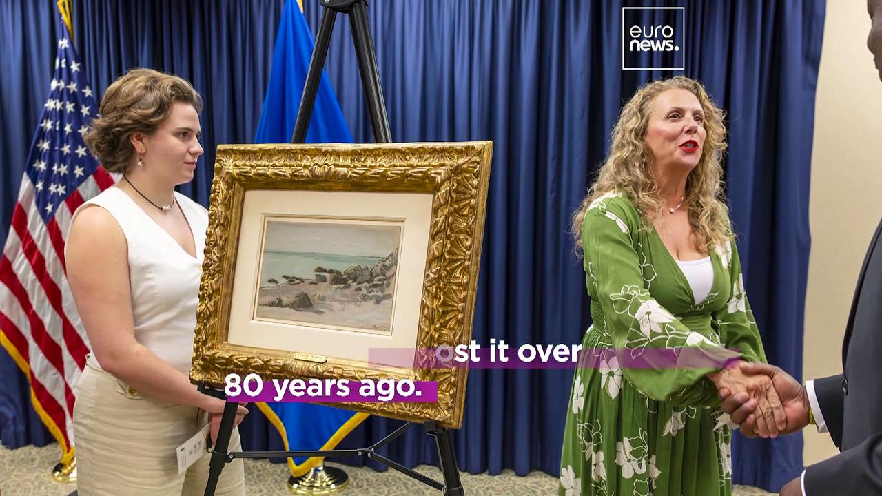 Claude Monet masterpiece stolen by Nazis returned to rightful heirs after 80-year search