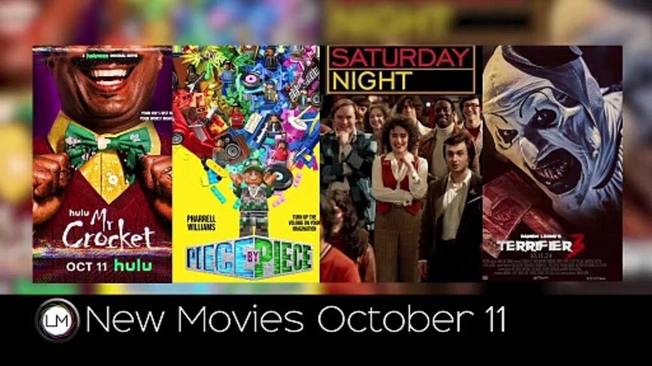 New Movies: Mr. Crocket, Piece by Piece, Saturday Night, and Terrifier 3