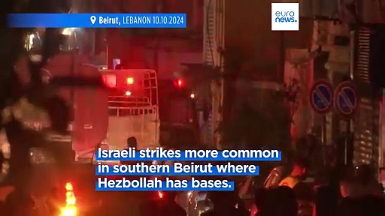 At least 22 killed in air strikes on Beirut areas Israel says are linked to Hezbollah