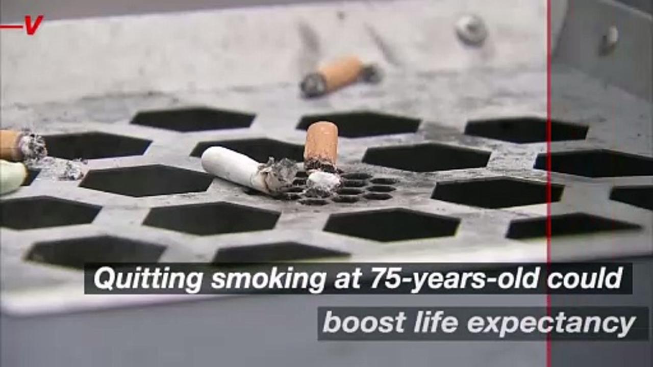 Research Supports Quitting Smoking at 75-Years-Young Has Life Expectancy Benefits