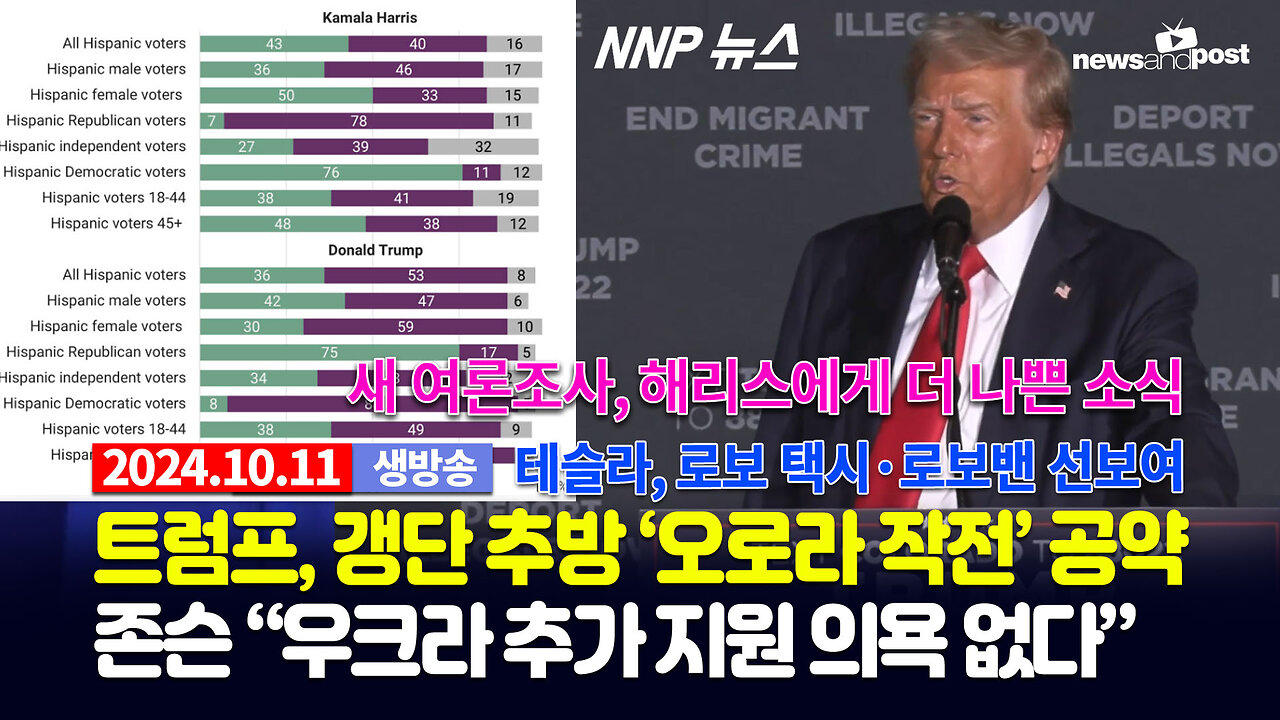 [NNP 뉴스 생방송] 2024년 10월 11일(금)