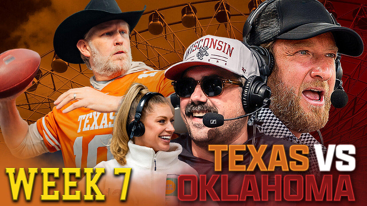 LIVE FROM THE STATE FAIR OF TEXAS FOR THE RED RIVER RIVALRY | Barstool College Football Show Week 7