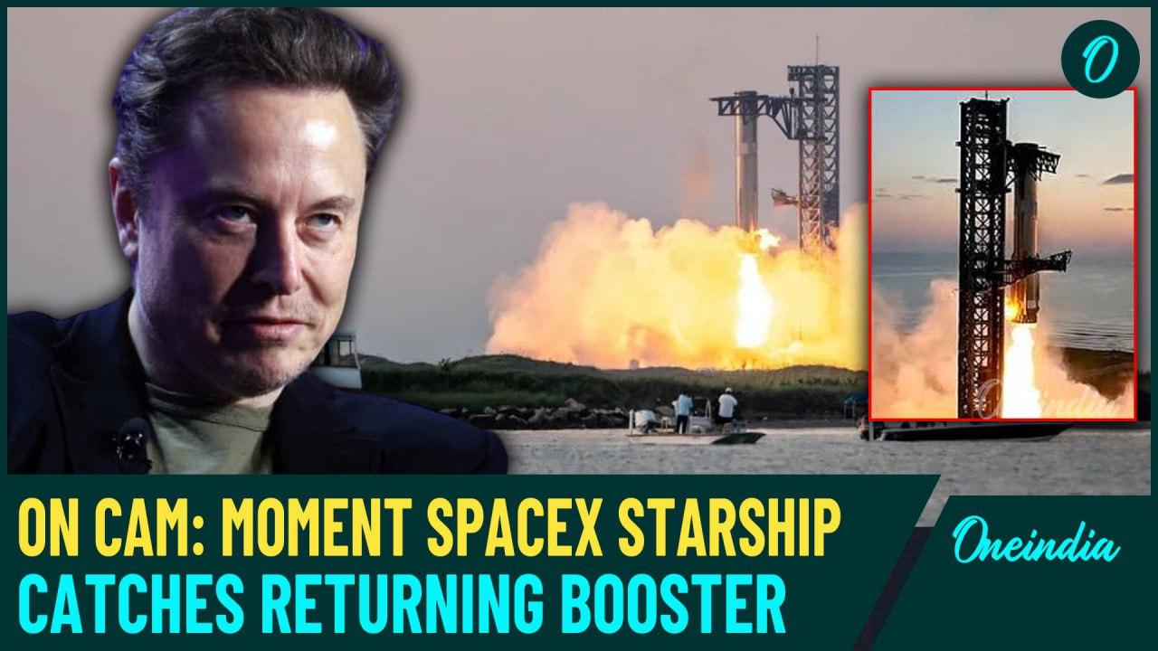 VIDEO | SpaceX Makes History: Rocket Booster 'Caught' Mid-Air on Launchpad in Groundbreaking First