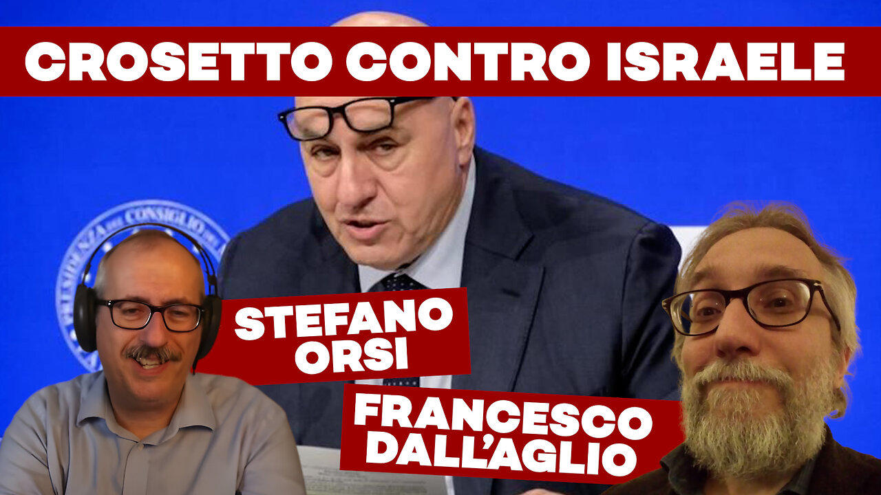 Crosetto CONTRO Israele: SANZIONI e altre notizie IMPOSSIBILI