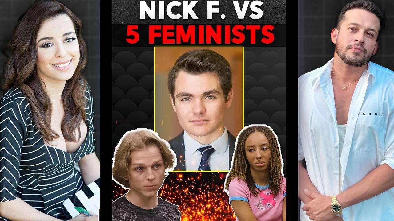 Nick Fuentes vs 5 Feminists REACTION w/Dr.Melons