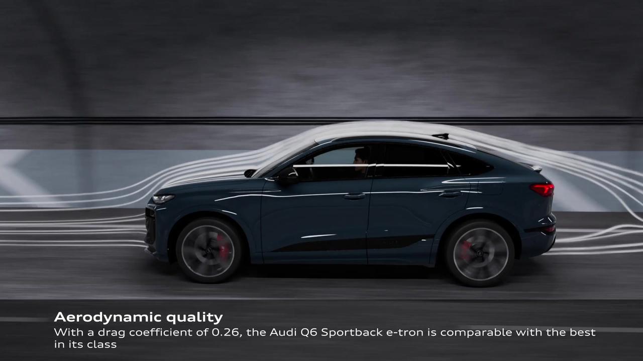 Audi Q6 Sportback e-tron – Drive and battery efficiency – Animation