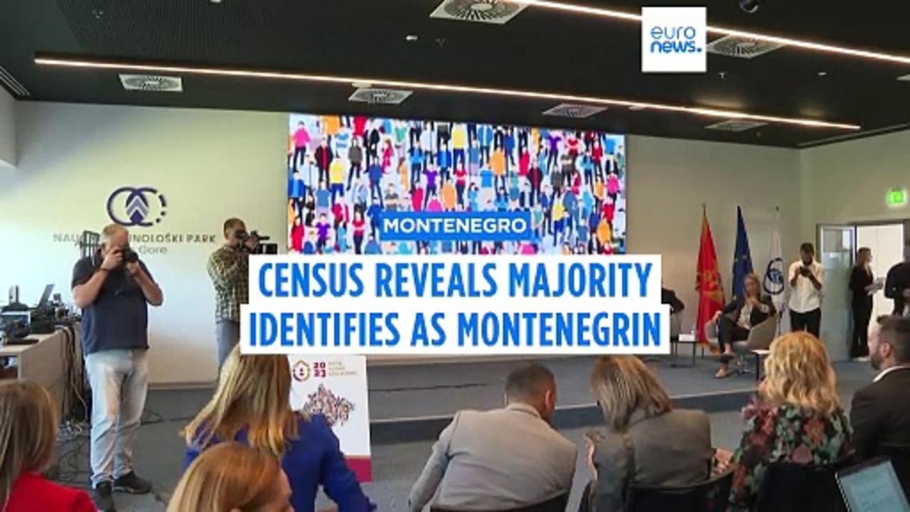 Montenegro census results reveal majority identifies as Montenegrin