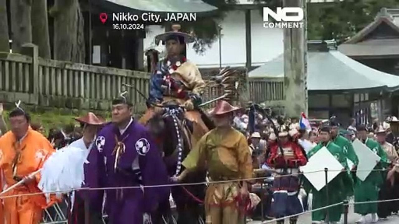 Yabusame archery steals the show at Japanese shrine