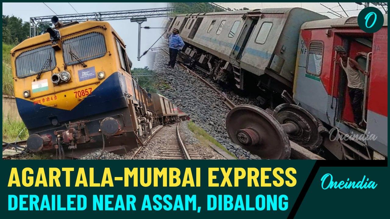 Lokmanya Tilak Express Derails in Assam: Eight Coaches Involved in Dibalong Incident| Watch Report