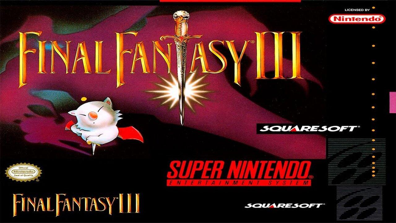 Final Fantasy 3 1990 SNES Nintendo LIVE Playthrough - Retro Games Live