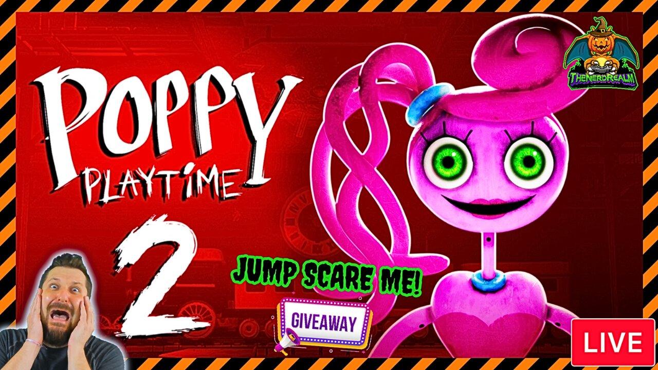 Poppy Playtime 2 | Jump Scare Alerts On! | Giveaways | Scare Me & Win! | 1st Time Playing