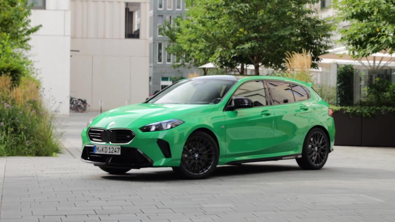 The new BMW M135 xDrive Exterior Design in Signal Green