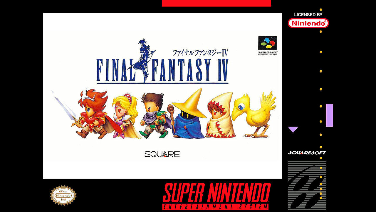 Final Fantasy 4 IV 1991 SNES Nintendo LIVE Playthrough - Retro Games Live Gameplay