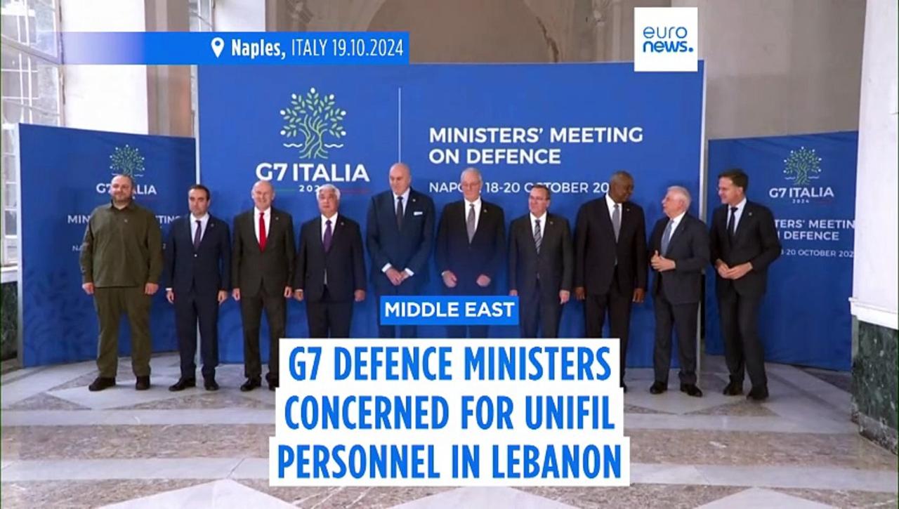 G7 Defence Ministers concerned for the safety of UNIFIL peacekeepers in Lebanon