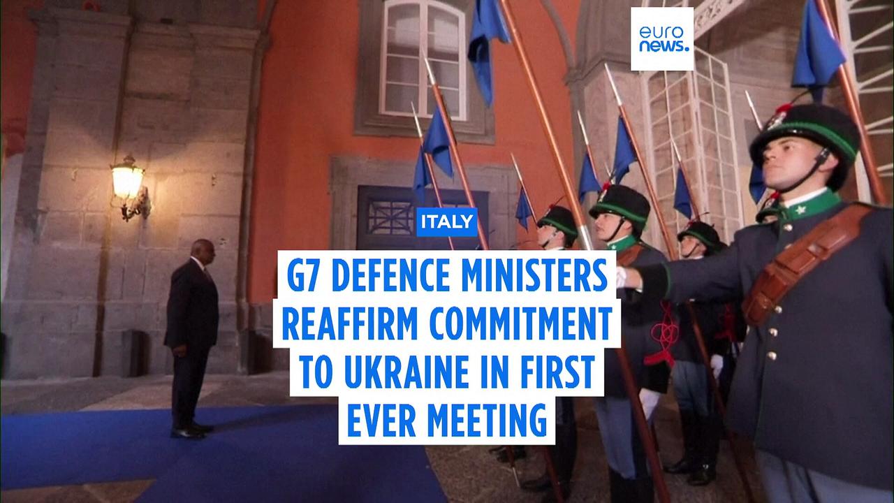 G7 defence ministers 'reaffirm support for Ukraine' in first ever meeting